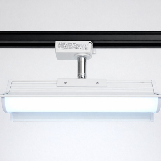 플리커프리 LED 레일 사각투광기 30W, 화이트-주광색(흰빛), 1개