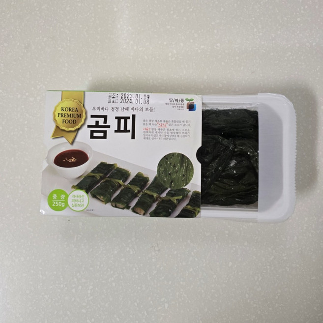 대복식품 땅바풍 해조류 완도 염장 곰피 미역 쇠미역 곰보미역_본사직송, 4개, 250g