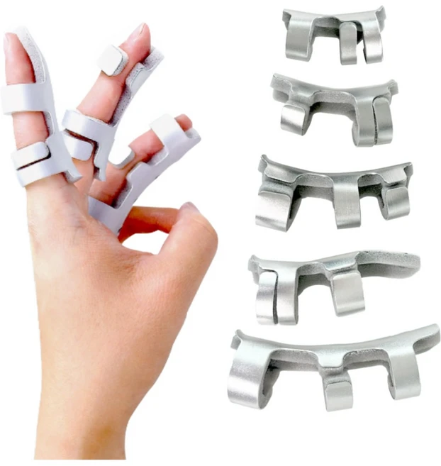 손가락보호대 손가락 깁스 부목 관절 골절 고정 지지대 알루미늄 핑거스프린트, 1호 (4.4cm), 1개 - 쿠팡