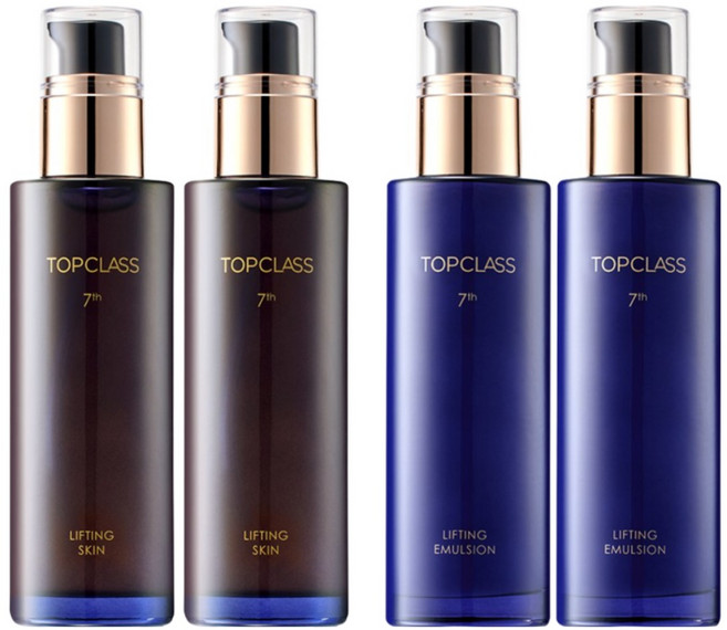 참존 탑클래스 리프팅 스킨 로션 2종세트 1+1 주름 탄력 미백 속건조 잔주름 영양 보습, 1세트