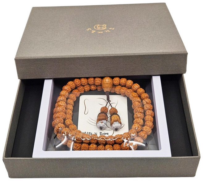 천년사찰 인도 보리수 108염주 동자승, 1개, 108염주,