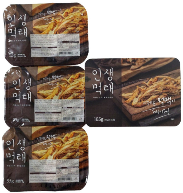 고단백 바삭한 인생먹태 + 갈릭마요소스, 55g, 6개