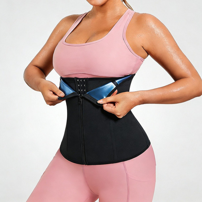 네빌리티 다이어트 헬스 발열 땀벨트 코르셋 허리보호대 버닝벨트 다이어트 벨트