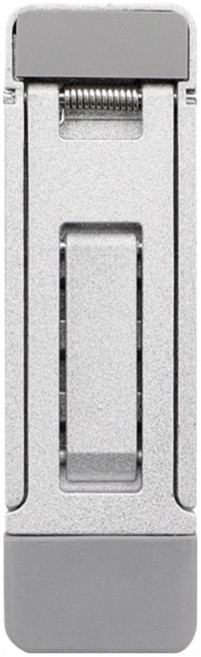 픽슬리 초슬림 각도조절 부착식 노트북 거치대, 1개, 실버