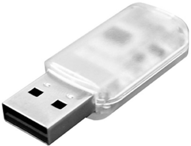 캔모어 차량용 레인보우 실내 USB LED 무드등, 1개, 멀티색상