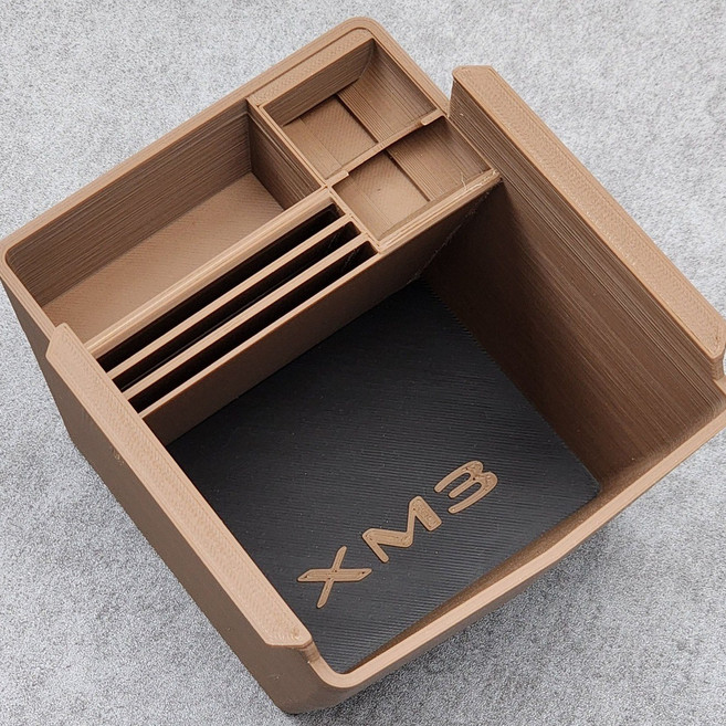 핏콘 xm3 컬러 감성 차량용 수납함 콘솔트레이, 6. Black_Brown(블랙_브라운)