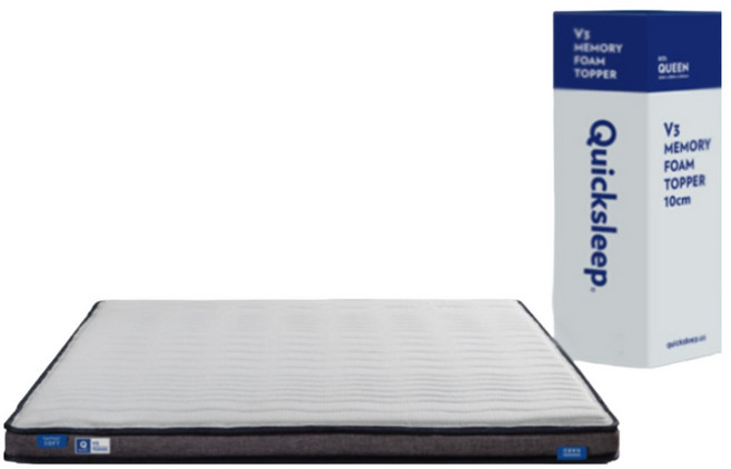 퀵슬립 V3메모리폼 슬림 매트리스 토퍼