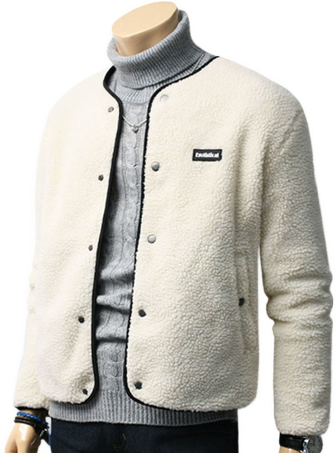 블루포스 리버시블 크마빈 양털 집업 플리스 점퍼