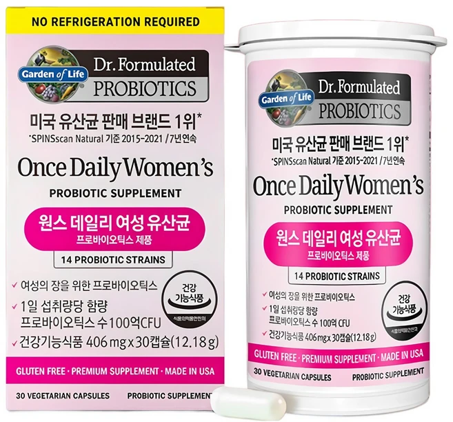 가든오브라이프 원스 데일리 여성 유산균, 30정, 1개 - 쿠팡