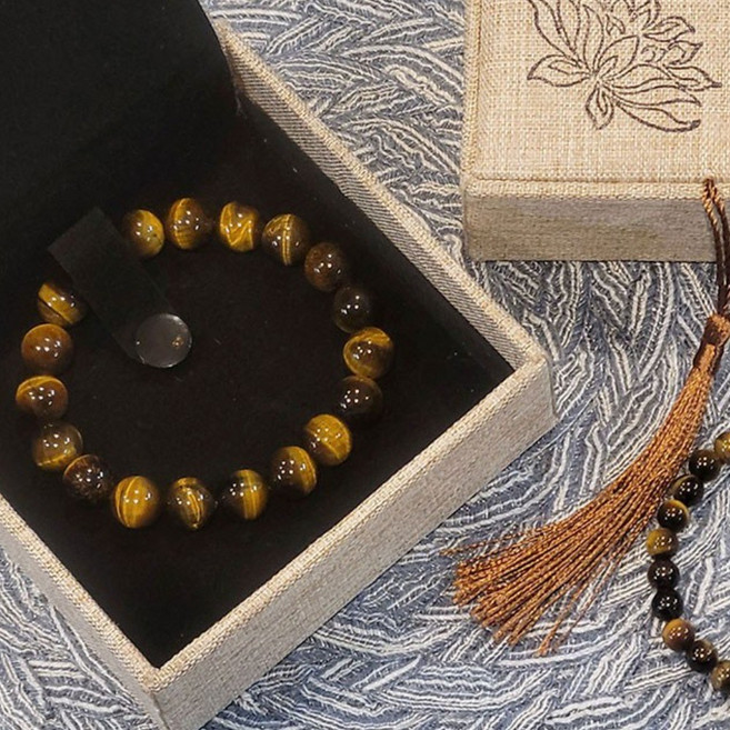 노바 호안석 팔찌 특5A 천연 원석 액막이 염주 팔찌