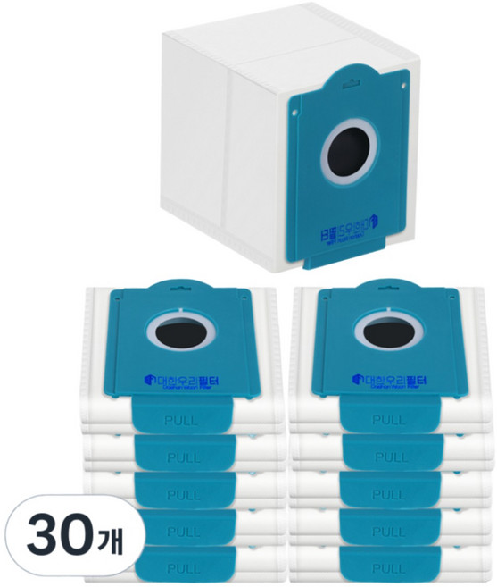 대한우리필터 삼성 제트 VCA-ADB90 청소기 호환 먼지봉투 10매 청정스테이션, 30개, 1개