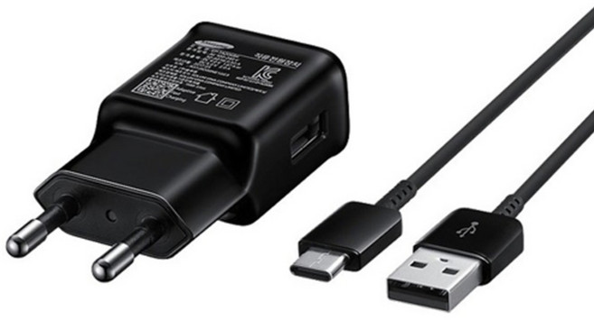 삼성15W 고속충전기 어답터+케이블 세트, 1개, 블랙