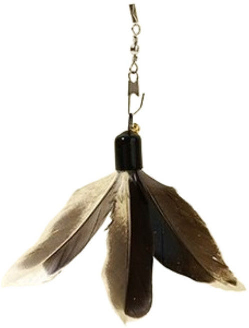 금돌캣 핸드메이드 리필형낚시대 고양이장난감, A23.트리플 회전깃털, 1개