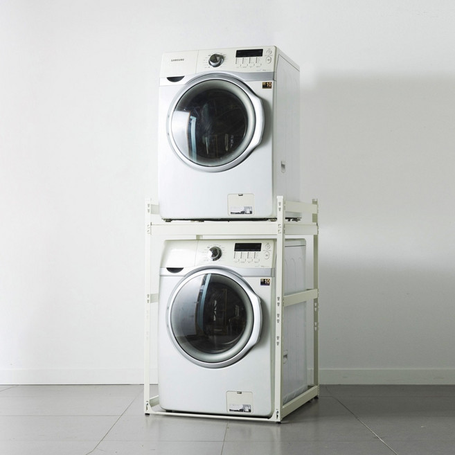 스피드랙 철제 건조기 선반 고객직접설치, 화이트, 1개