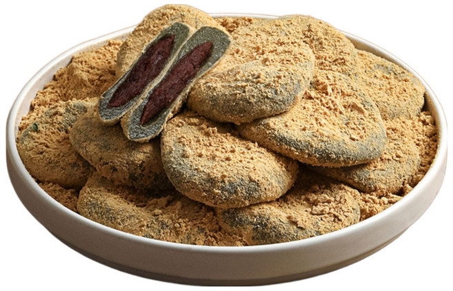 [리타방앗간]콩쑥개떡60gX32개입 / 강낭콩쑥개떡60gX32개입 (택1), 32개, 60g