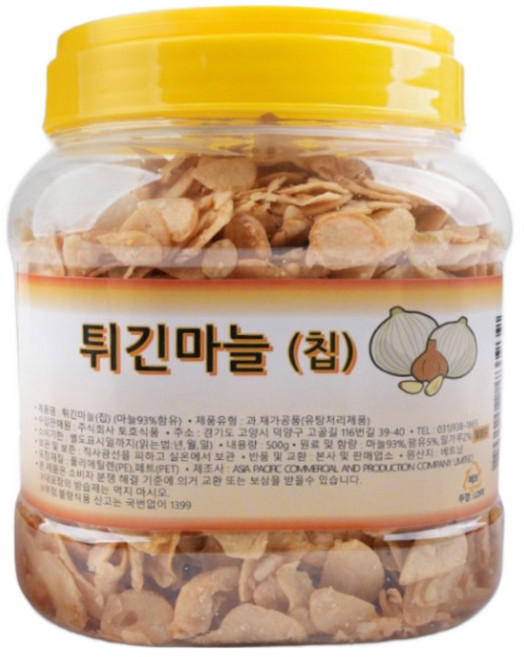 토호 튀긴마늘 슬라이스 1박스 ( 500g x 12ea ), 12개