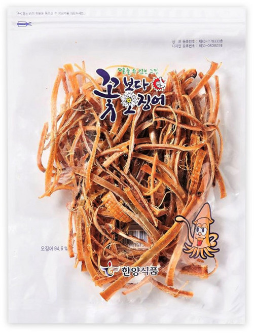 5위 - 한양식품 꽃보다오징어 슬라이스 130g, 1개