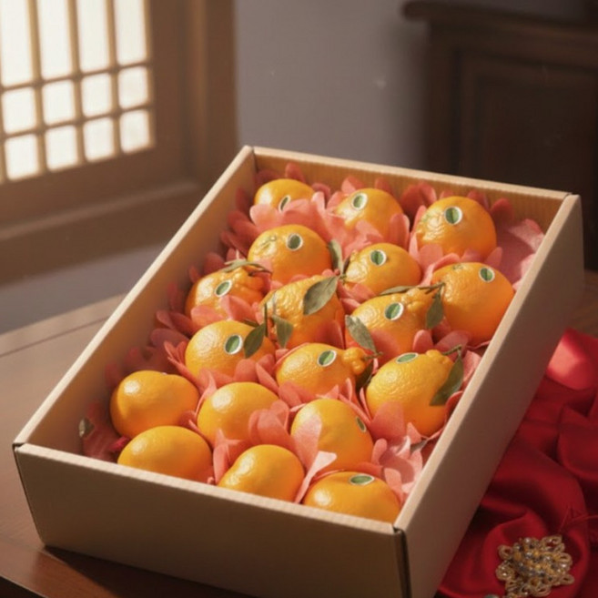 [선물추천] 제주산 만감류 3종 프리미엄 선물세트 5kg, 1세트