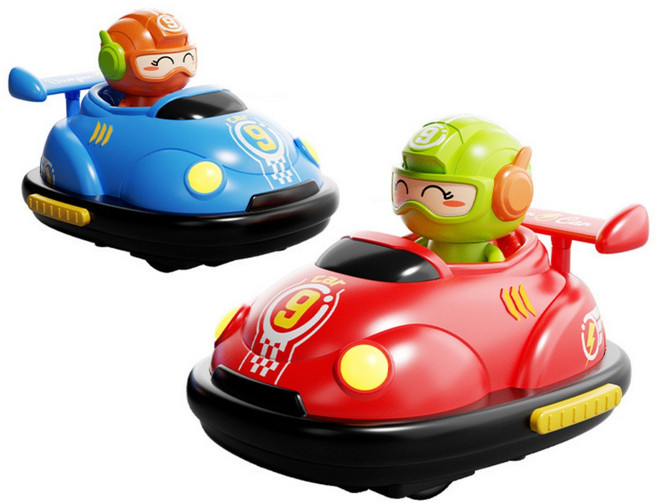 원격 제어 RC 카레이싱 드리프트 배틀 미니 범퍼카 카트, 1개, B