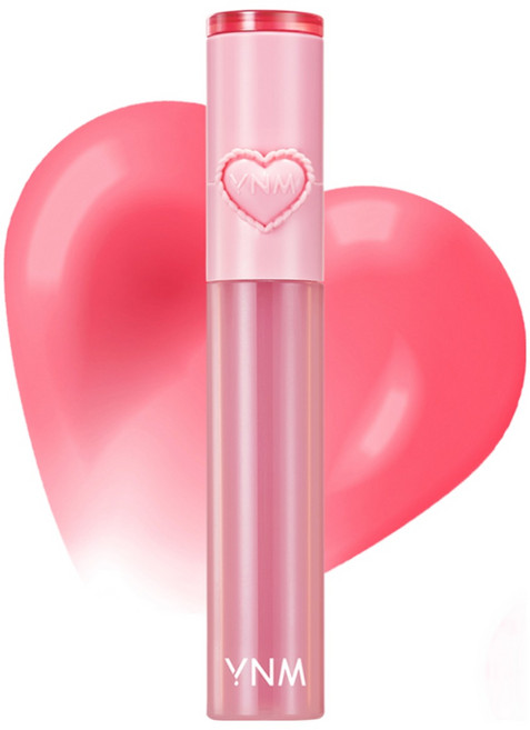 YNM 하트 젤링 틴트(실리콘 브러쉬 내장), 01 피치젤링, 2.6g, 1개