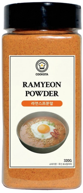 [쿡스타] 라면스프분말 - 국물 요리의 만능 감칠맛, 1개, 320g