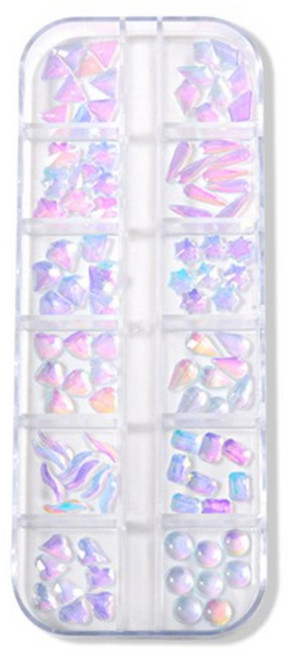 치프몰 스톤 네일 파츠 세트 81종, 1개, E_001