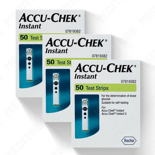 아큐첵 로슈 인스턴트 시험지, 3개, 50개입