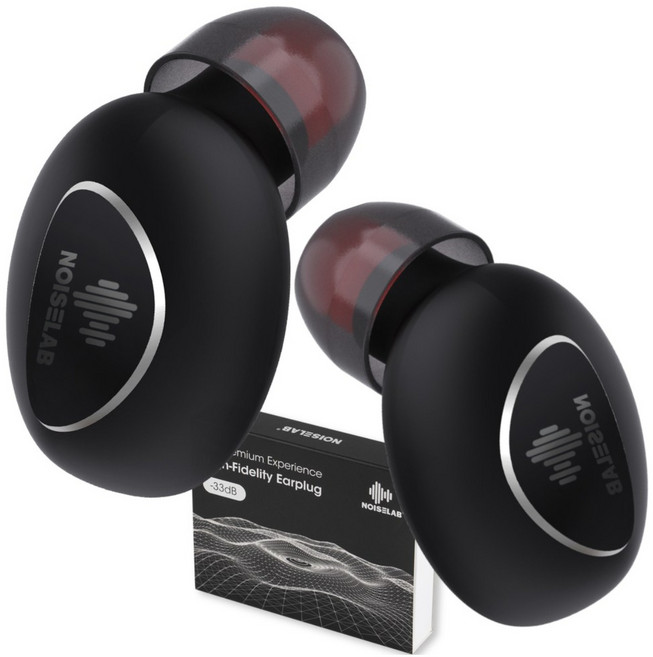 노이즈랩 수면 귀마개 소음 차단 이어플러그, 1쌍, 1세트