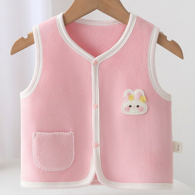 캐릭터 아동 조끼 동물 수면 실내의 내의 방한 겨울 수면복