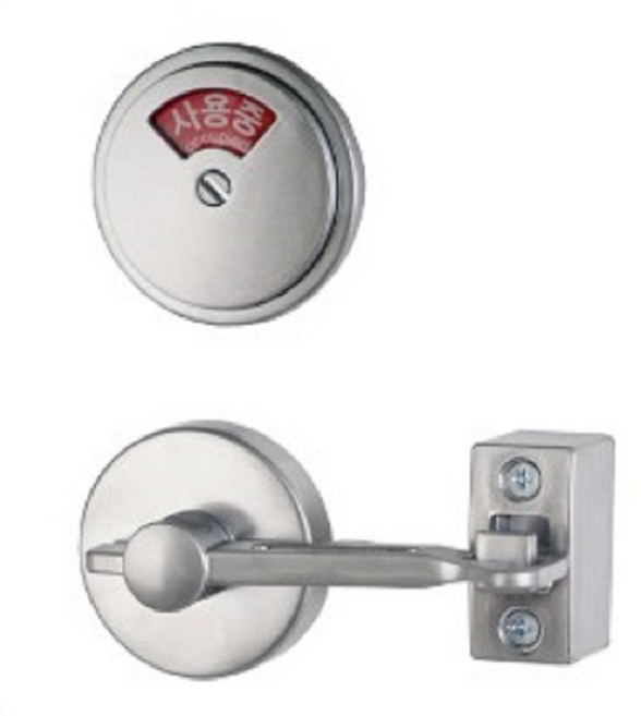 화장실 큐비클 여닫이문 미닫이문 잠금장치 시건장치, 1개