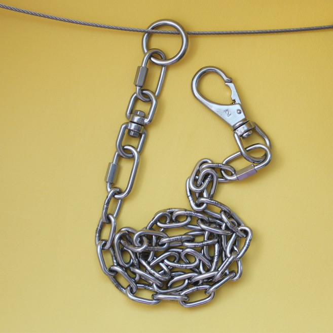 강아지 체인 리드줄, 1.강아지 체인줄 3mm(중소형견용), 3M, 1개