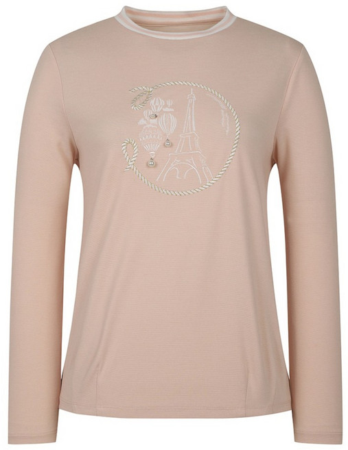 [올포유] [모델착장] 여성 자수 원포인트 티셔츠 ALTRM2311-509