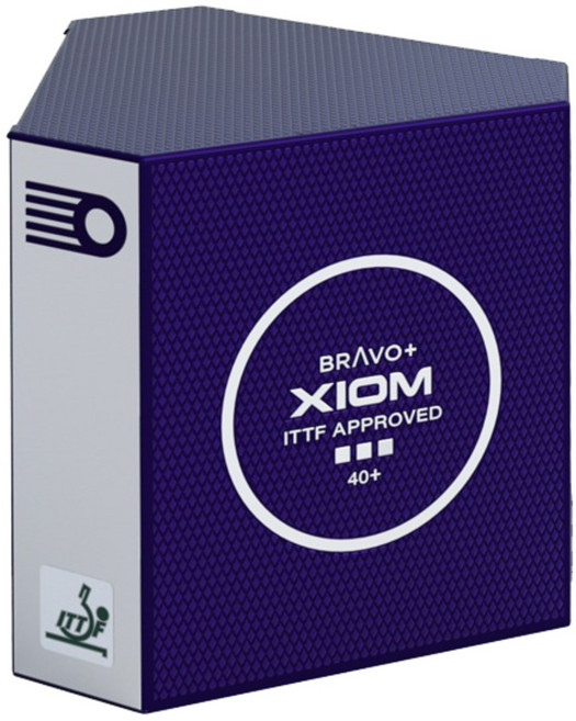 엑시옴(XIOM) 공식 본사 직영 브라보 플러스 ITTF, 1개, 6개입, 화이트