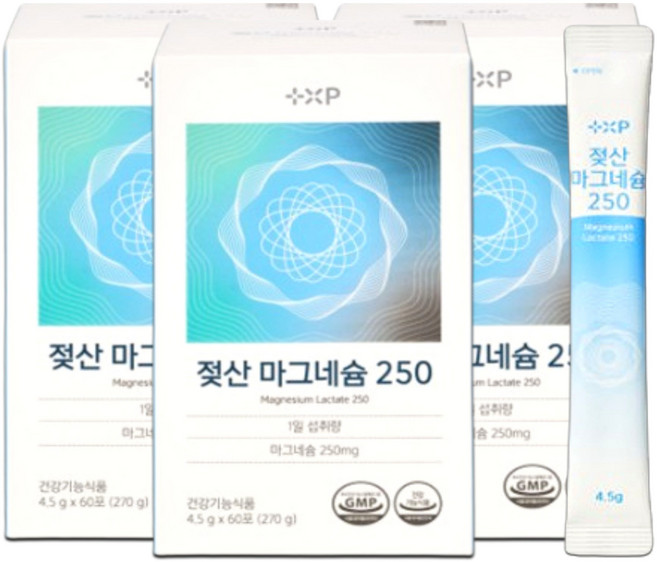 5위 - 젖산 마그네슘가루 손발 저림 약 국 신경 근육 불면 흡수, 1개, 90정