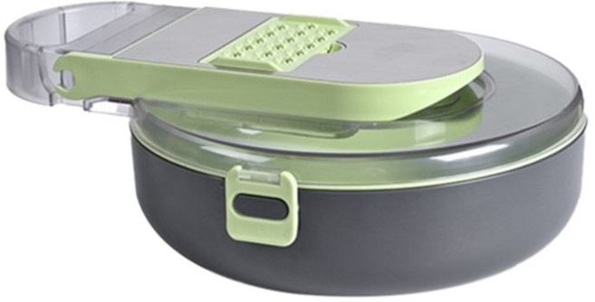 시우리빙 원형 만능채칼 깍뚝썰기, 1개