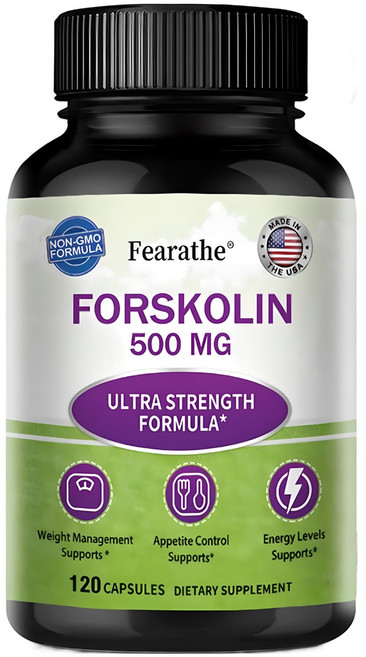 포스콜린 추출물 500mg 체중관리 지원 식욕억제 지방연소 에너지, 2개, 120정