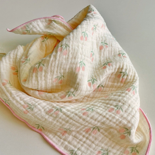 호호손수건 데일리 요루2중거즈 키친크로스 1장