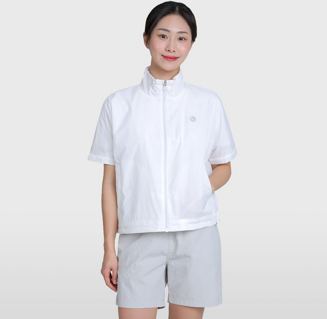 <투엘라> 여성 반팔 자켓 / 윈드홀릭 우븐 스포츠 바람막이 등산 점퍼