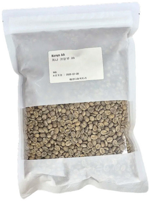 신선한 케냐 AA 키암부 커피 생두 1kg 뉴크롭, 1개