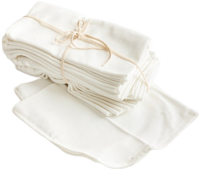 무형광 소창 행주 2겹, 3개