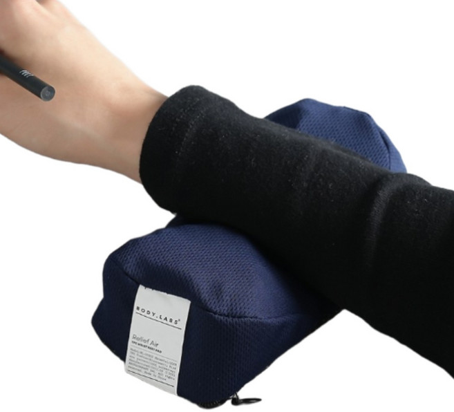 바디랩스 손목받침대 Relief air 마우스 손목받침대 TPE타입, 1개, 쿨그레이