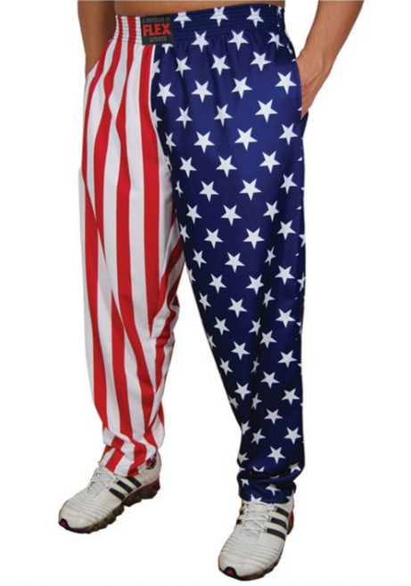 플렉스 코리아 헬스바지 FL-06 사계절/스판 (성조기)