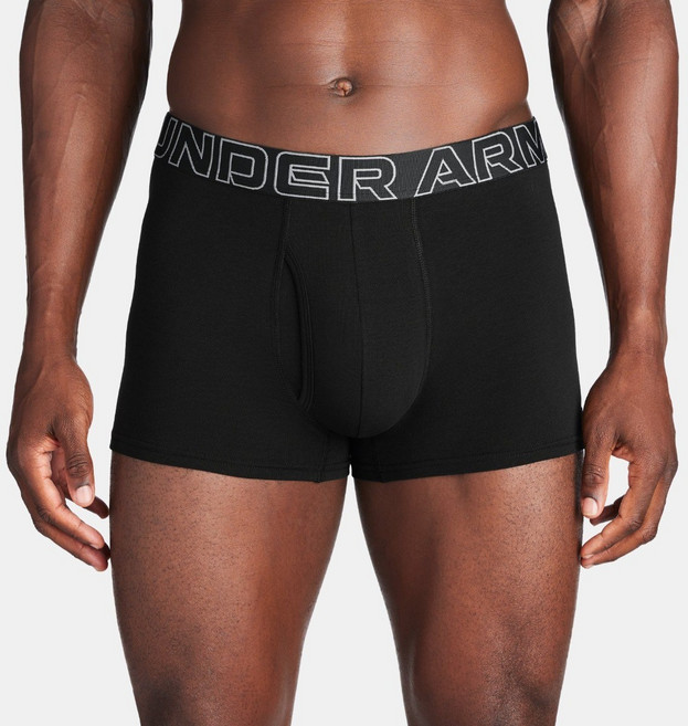 [언더아머 본사]남성 UA 퍼포먼스 코튼 3 Boxerjock 3장1387427-001