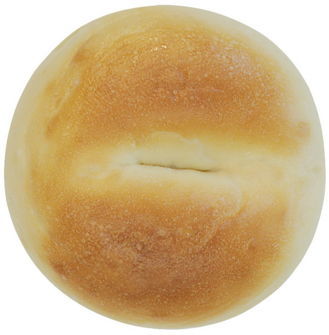 1달러 수제화덕 베이글 수제반죽 저당 플레인, 12개, 120g