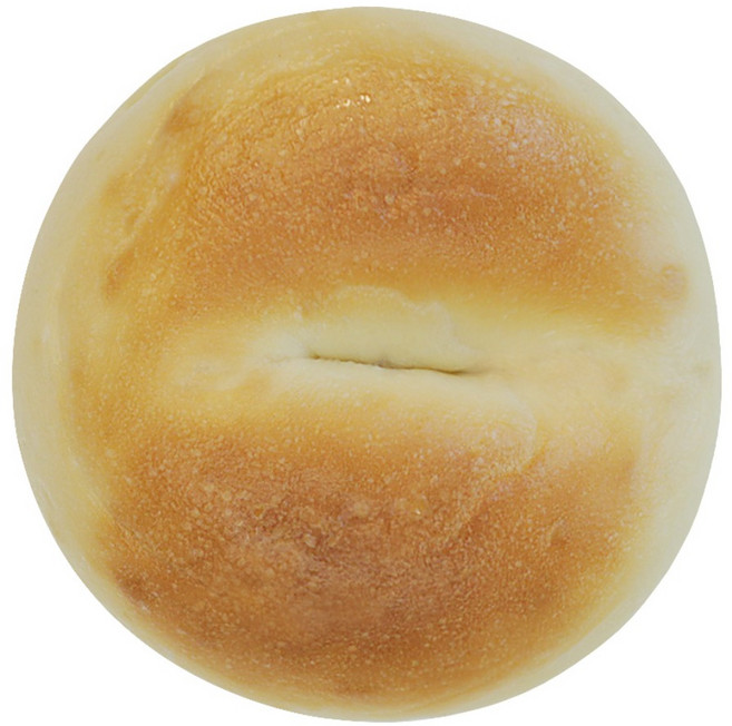 1달러 수제화덕 베이글 수제반죽 저당 플레인, 12개, 120g