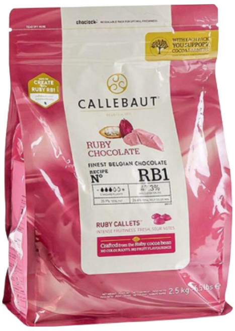 칼리바우트 루비 초콜릿 200g 500g 1kg 2.5kg 깔리바우트 벨기에산 깔레바우트, 1개