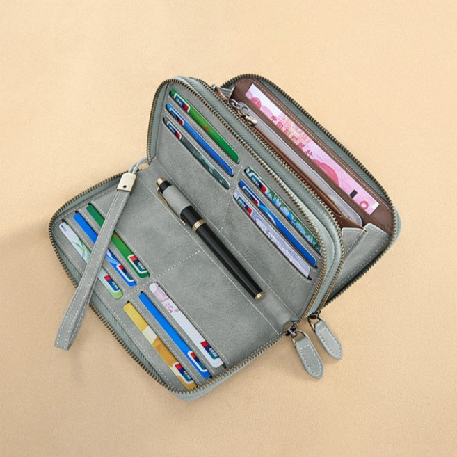 프리미엄 남여공용 심플 장지갑 클러치백 BYN-9016