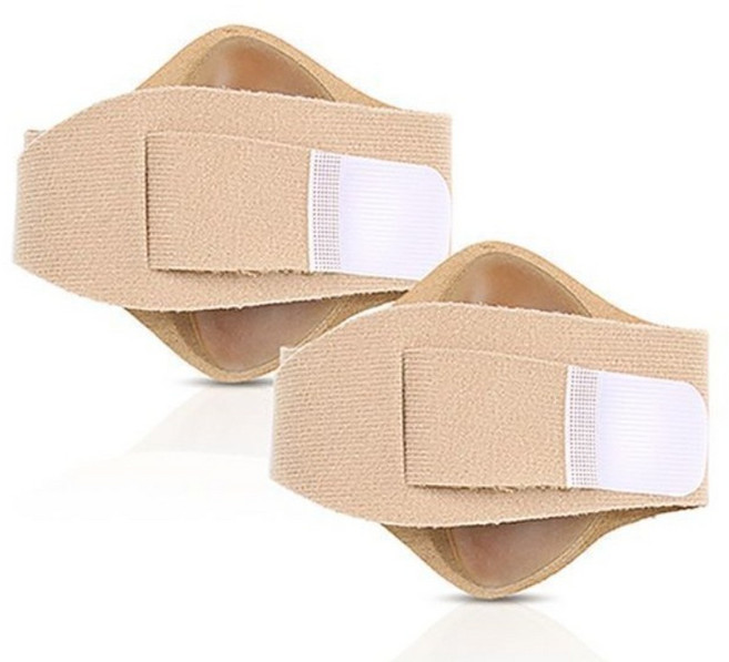 퓨리블 족저근막염 발바닥 보호대 양쪽 아치 패드, 스킨