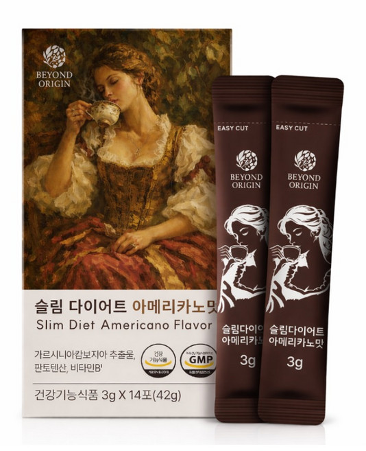 1+1[비욘드오리진] 슬림 다이어트 아메리카노맛, 2박스, 28회분