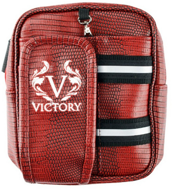 빅토리 파크골프파우치 파크골프허리색 파크골프볼가방, 레드